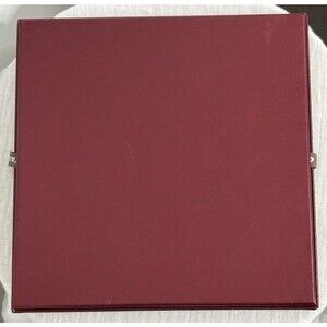 Goyard Burgundy Square Scarf Box Only Empty Gift Box With Ribbon For Storage